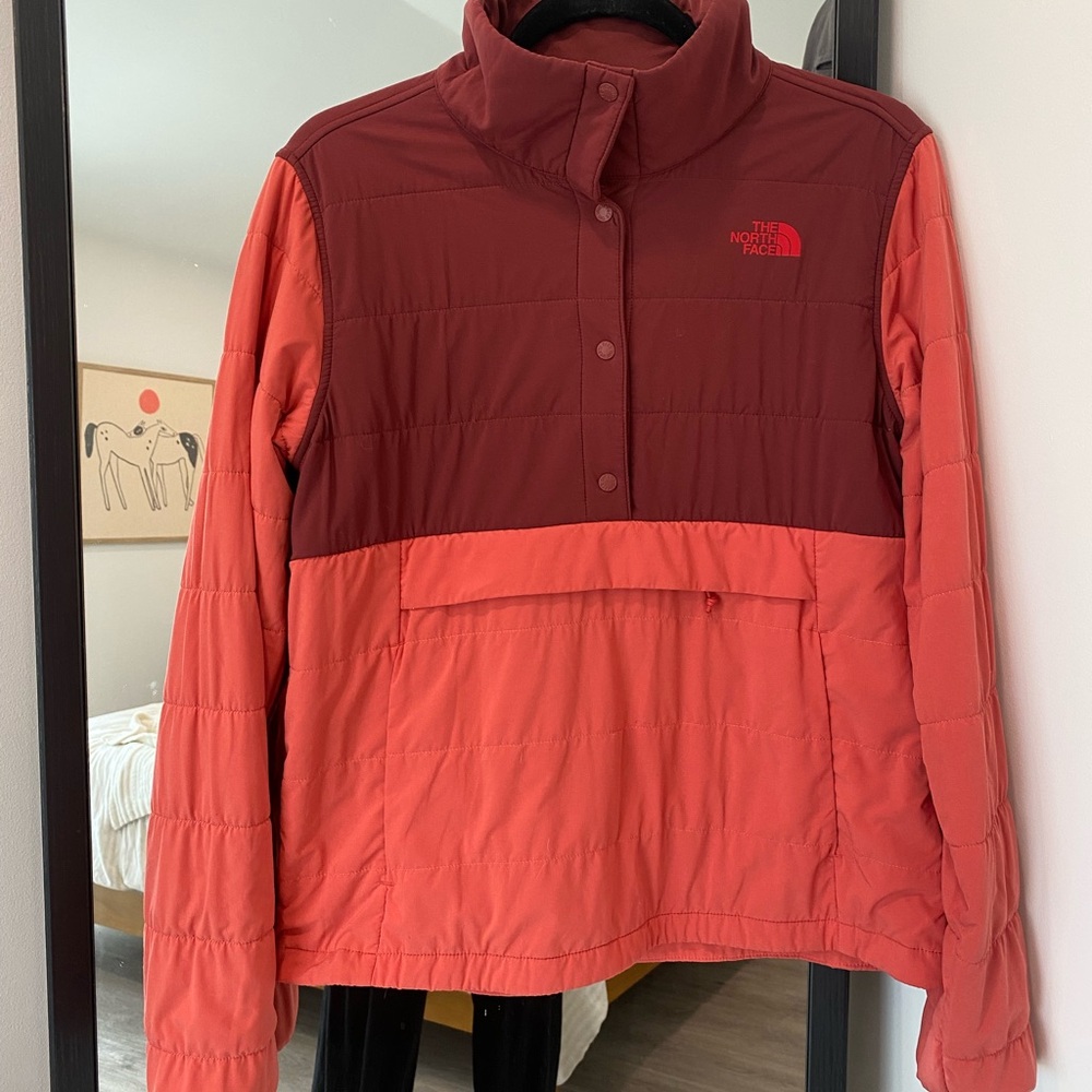 The North Face Women's Two-Tone Mountain sweatshirt pullover anorak 3.0